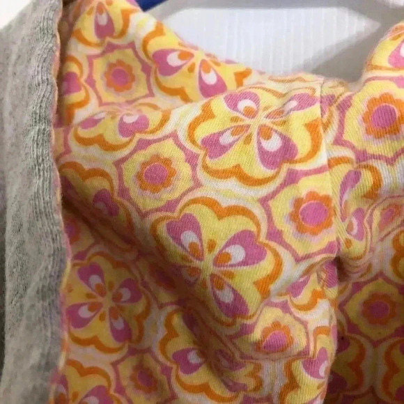 Roxy Grey Hoodie Floral Hood Size Extra Small - Picture 15 of 16